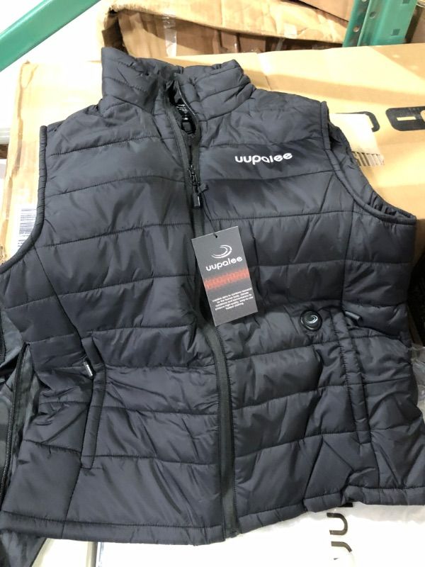 Photo 3 of uupalee Heated Vest Men Outdoor Lightweight Warm Heating Clothing with Battery Pack ( SIZE MEDIUM, BLACK ) 