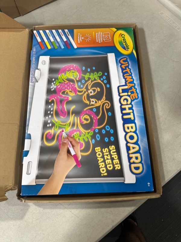 Photo 2 of Crayola Ultimate Light Board for Drawing & Coloring, Kids Light Up Toys and Gifts, Ages 6, 7, 8, 9 White White Dry Erase Board