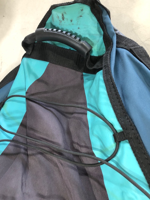 Photo 1 of Retrospec Coaster 1 & 2 Person Inflatable Kayak - Portable 600-Denier Ripstop Polyester Blow up Kayak - Includes Double-Sided Paddle, Hand Pump & Carrying Bag Ocean Blue 2 Seater