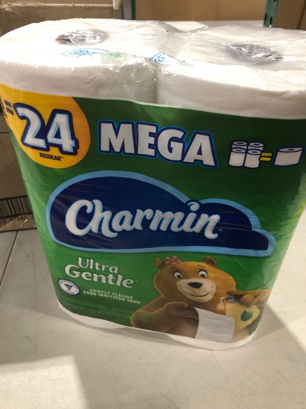 Photo 4 of Charmin Ultra Strong Toilet Paper, 18 Super Mega Rolls = 108 Regular Rolls