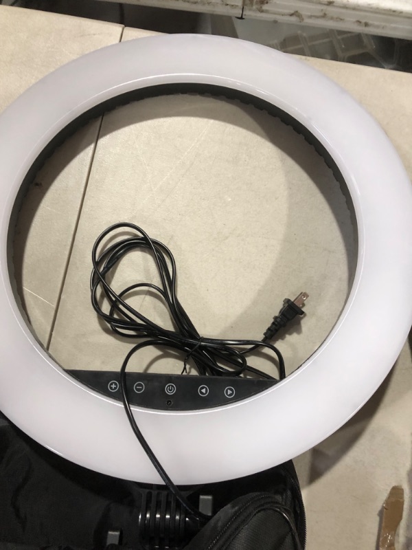 Photo 4 of Upgraded 18 inch LED Ring Light with Tripod Stand, Selfie Ring Light