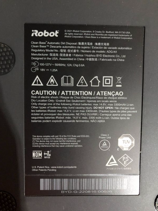 Photo 9 of ***NONFUNCTIONAL - FOR PARTS/REPAIR ONLY - SEE NOTES***
iRobot® Roomba Combo™ j7+ Self-Emptying Robot Vacuum & Mop