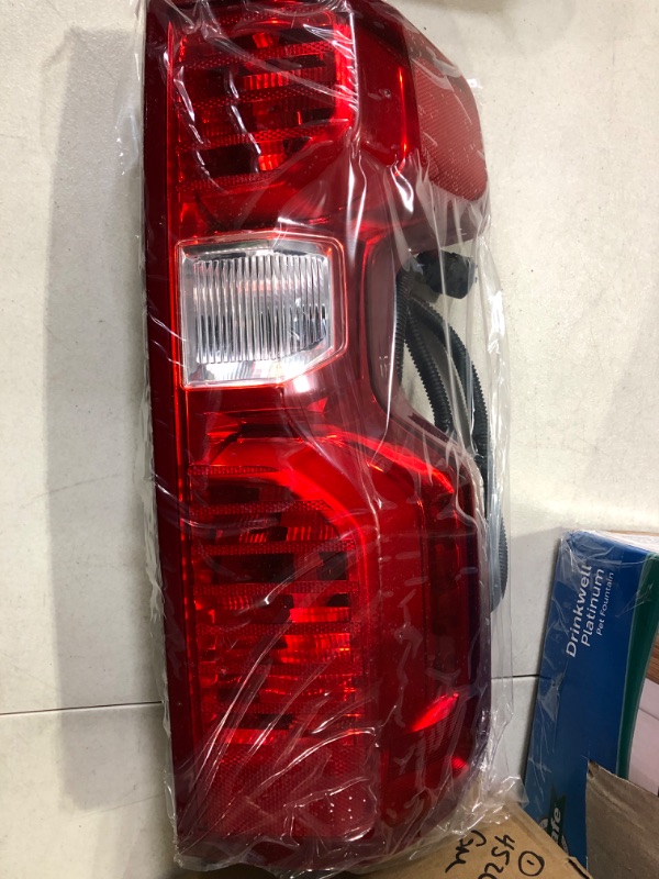 Photo 2 of KAPAMZ Tail Lights Assembly Compatible With 2019-2023 Chevy Silverado 1500 Halogen Model Right Passenger Side With Incandescent Bulb and Harness