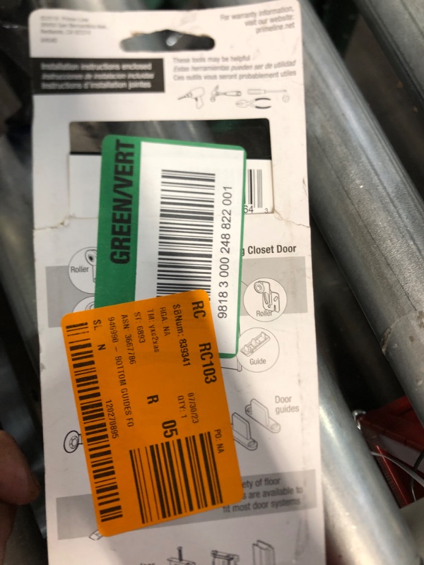 Photo 4 of * 2 of the bulbs are different than described on the box *
EcoSmart 60-Watt Equivalent A15 lightbulb, bundle kit with sliding door guides.