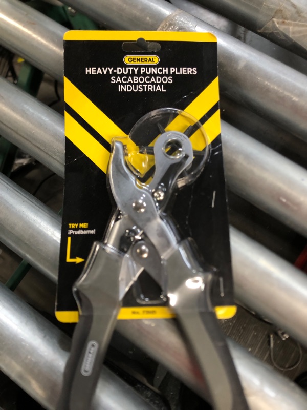 Photo 3 of General Tools Revolving Punch Pliers - 6 Multi-Hole Sizes for Leather, Rubber, & Plastic - Hobbies & Crafts