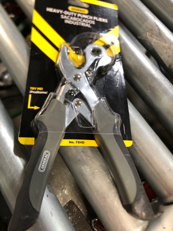 Photo 4 of General Tools Revolving Punch Pliers - 6 Multi-Hole Sizes for Leather, Rubber, & Plastic - Hobbies & Crafts