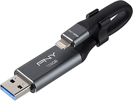 Photo 1 of PNY 64GB Duo Link iOS USB 3.0 OTG Flash DrivE