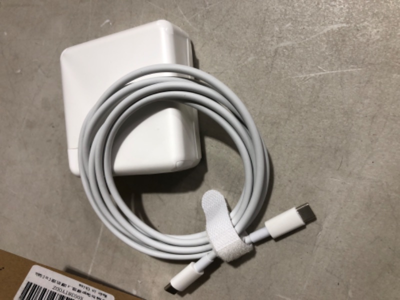 Photo 2 of **SEE NOTES** Charger for MacBook Pro - 96W USB C Power Adapter 6.6ft Original Quality