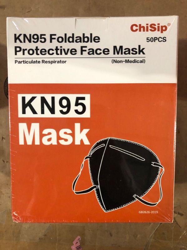 Photo 2 of 19.99ChiSip Kn95 Face Mask,5-Layers Mask Protection,Comfortable Adjustable Earloop Suitable For Daily Use Black