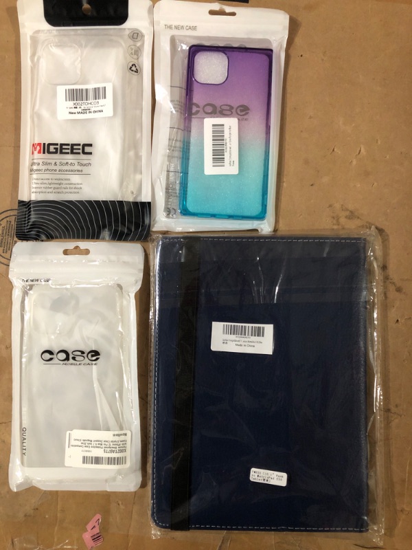 Photo 1 of 3-Pack iPhone Cases + 1 iPad Case Bundle (Various Models) 