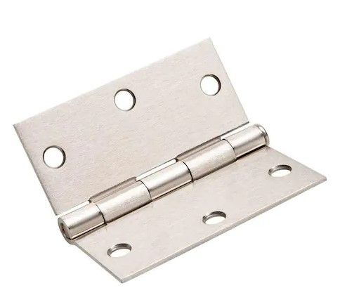 Photo 1 of (11x) Everbilt 3-1/2 in. Square Radius Satin Nickel Squeak-Free Door Hinge