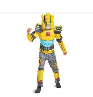 Photo 1 of Bumblebee Deluxe Muscle Costume for Kids, Transformers