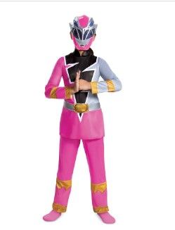 Photo 1 of Pink Ranger Costume for Kids, Power Ranger Dino SMALL 4-6X