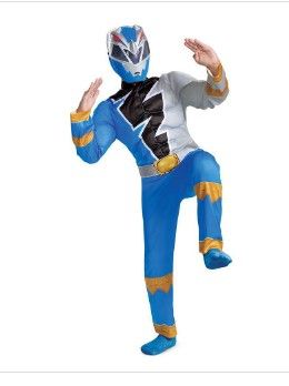 Photo 1 of Blue Ranger Costume for Kids, Power Ranger Dino LARGE 10-12