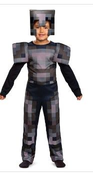 Photo 1 of Kids&#39; Minecraft Classic Halloween Costume Jumpsuit with Headpiece M (7-8)