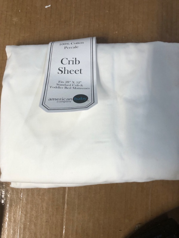 Photo 1 of American Baby Company 100% Natural Cotton Percale Ruffled Crib Skirt, Ecru, Soft Breathable, 13.5 Inch (Pack of 1)