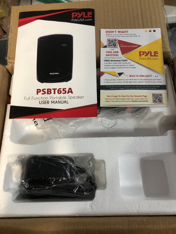 Photo 4 of Pyle PSBT65A Compact & Portable Bluetooth PA Speaker