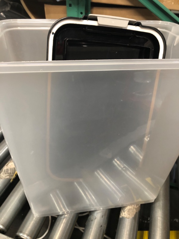 Photo 1 of 33 Qt storage bin - damaged lid