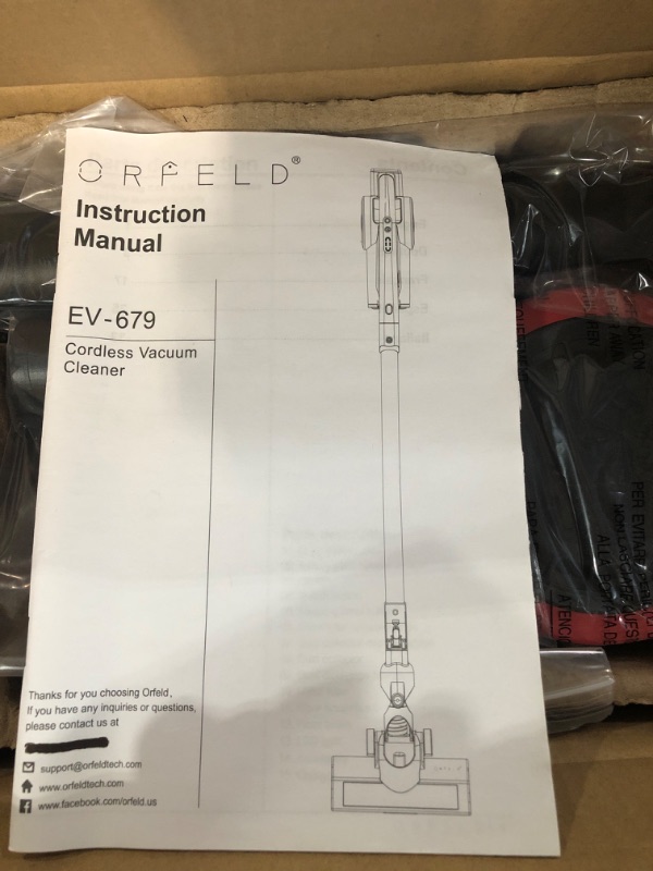 Photo 1 of ORFELD Cordless Vacuum Cleaner EV-679