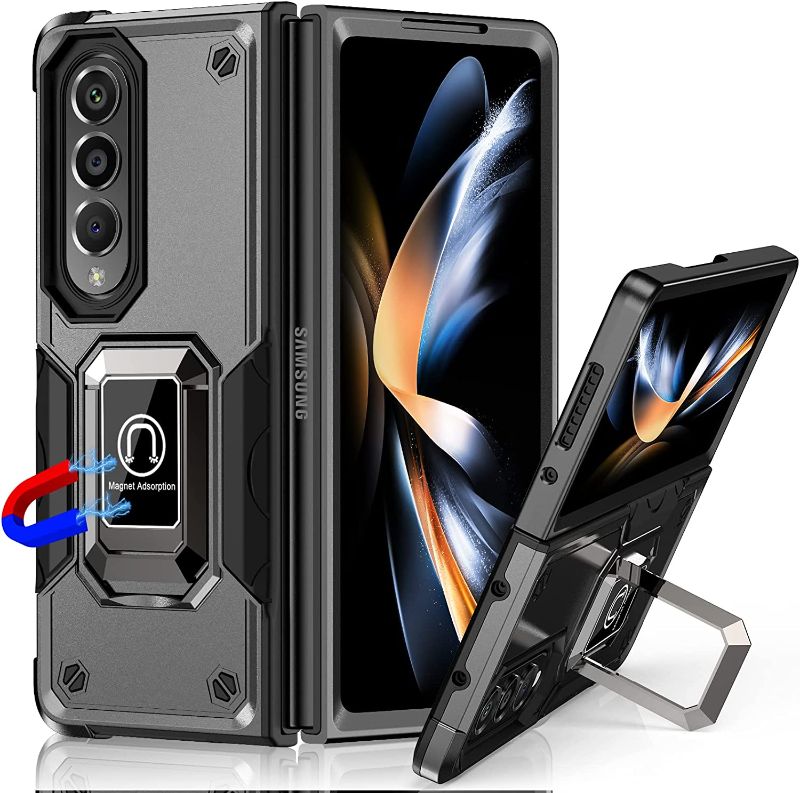 Photo 1 of FlagStand Armor for Samsung Galaxy Z Fold 4 Case black