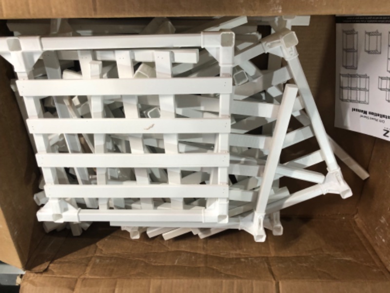 Photo 1 of [USED] WTZ Bamboo Plant Stand - WHITE