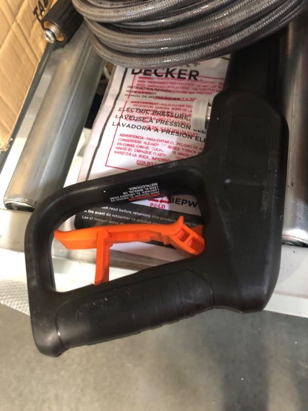 Photo 3 of [USED] BLACK+DECKER Electric Pressure Washer
