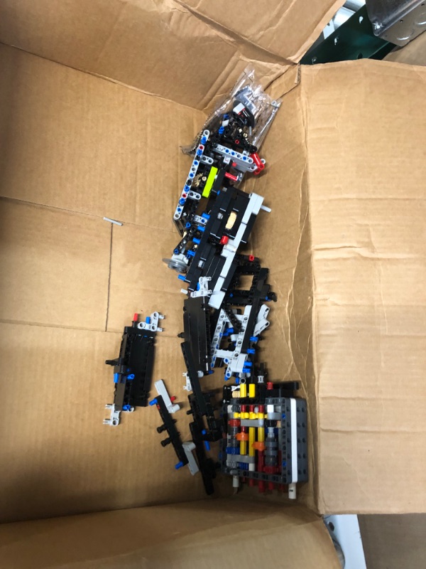 Photo 1 of FAIRLY NEW** Nifeliz DIVN Race Car MOC Building Kit and Engineering Toy, UNKNOWN MISSING PIECES. MAJORITY OF PIECES ARE AVAILABLE