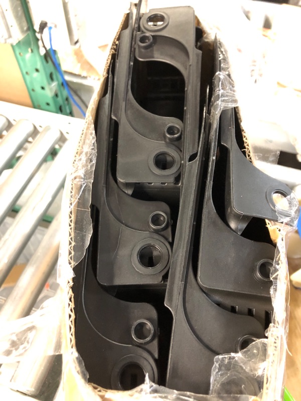 Photo 2 of (USED) ZNCMRR Shoe Slots Organizer for Closet 20 Pack Adjustable Shoe Stacker Space Saver,Double Layer Shoe Rack Organizer Holder Black