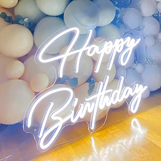 Photo 1 of [USED] Happy Birthday LED Sign