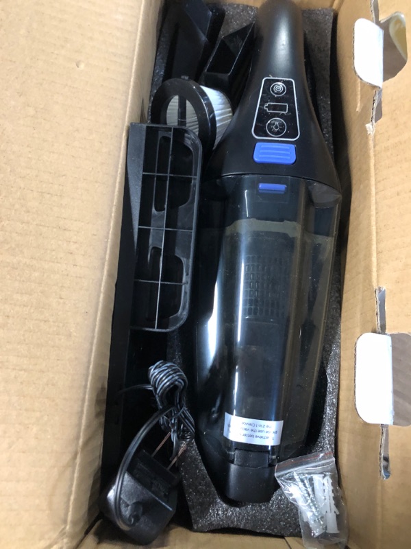 Photo 2 of (USED) IMINSO Handheld Vacuum Cordless Upgrade 9000PA, Hand Vacuum  Black+blue