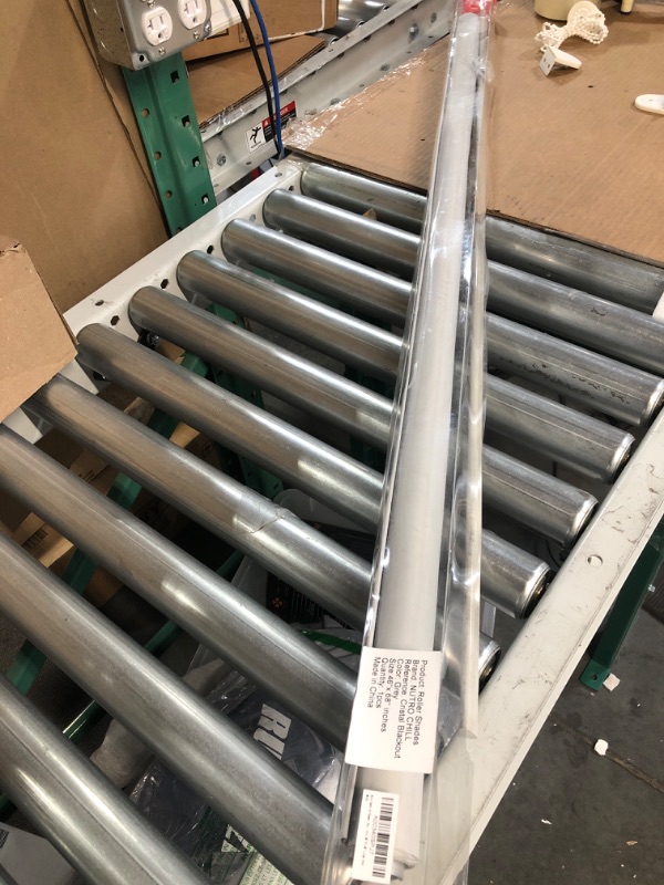 Photo 1 of (Minor Damage) Roller Shaeds for window, 46 inches x 68 inches light grey