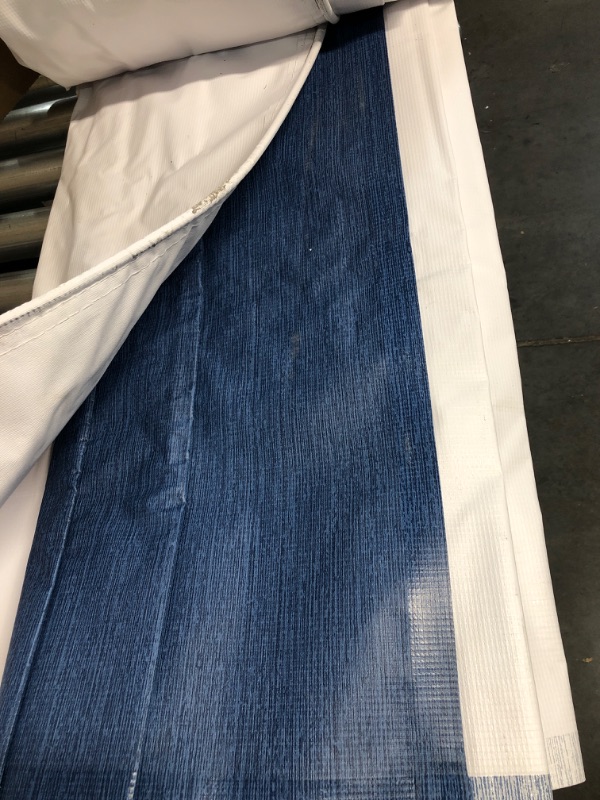 Photo 2 of *USED* Dulepax RV Awning Fabric Replacement(9.2ft Fabric) Heavy Duty 14oz Vinyl, Universal Camper Awning Replacement 9.2ft Fabric Blue