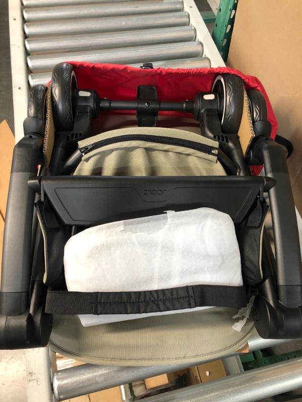 Photo 3 of *NEW* Joolz AER - Premium Baby Stroller - Comfortable & Compact - Foldable & Lightweight Travel Stroller - XXL Sun Hood - Raincover & Travelbag Included - Sage Green