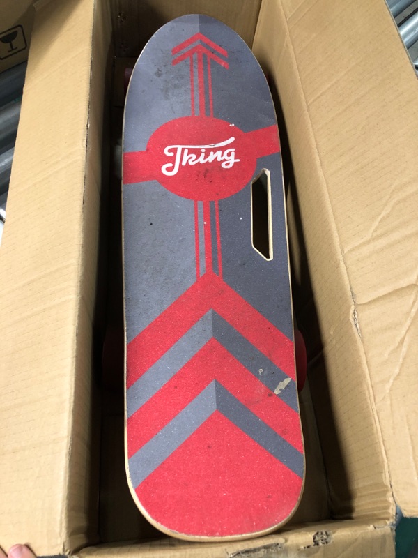 Photo 1 of (READ NOTES) CAROMA Electric Skateboard for Adults Teens, 27.5" Red-350W