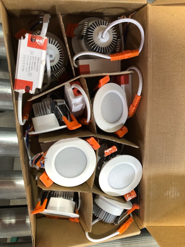 Photo 2 of [USED] 2 inch LED Recessed Lighting Dimmable Downlight, 3W(35W Equivalent) 8 Pack