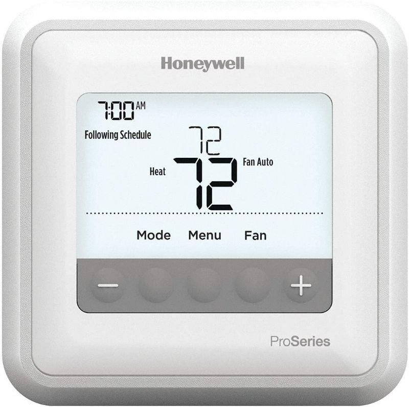 Photo 2 of **SEE NOTES**
Honeywell Home TH6320ZW2007/U Z-Wave T6 Pro Programmable Touchscreen Thermostat with SmartStart, Low Voltage, UWP Mounting System, Cover Plate, Color - White