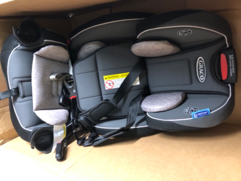 Photo 4 of Graco Slimfit 3 in 1 Car Seat | Slim & Comfy Design Saves Space in Your Back Seat, Darcie
