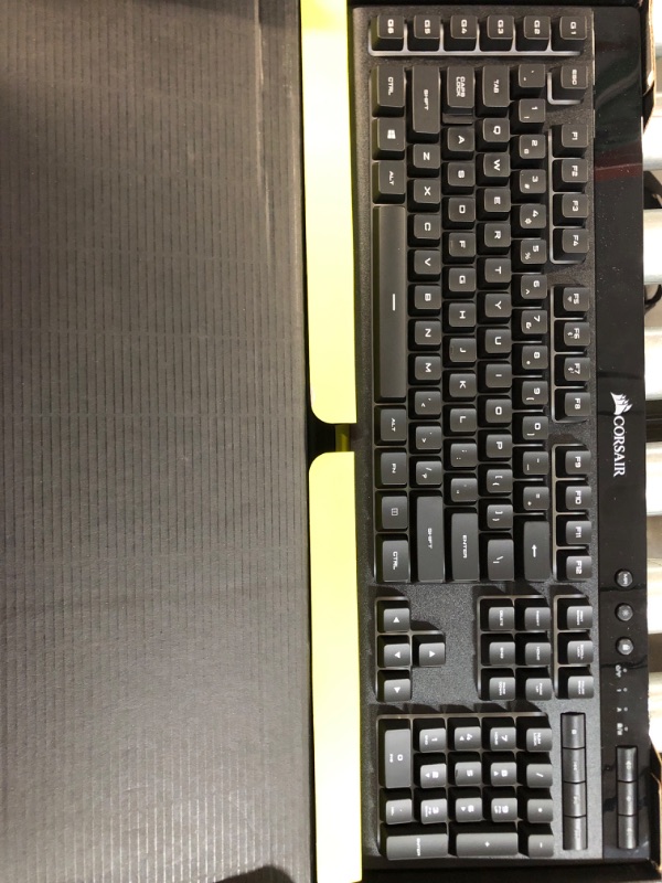 Photo 2 of CORSAIR K57 RGB Wireless Gaming Keyboard, Black & MM800 Polaris RGB Mouse Pad - 15 