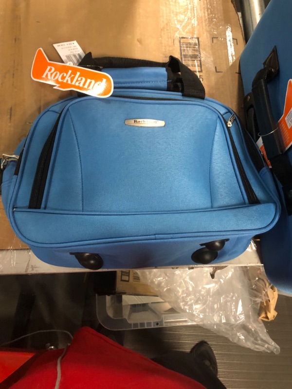 Photo 5 of *NEW WITH TAGS* Rockland Journey Softside, Blue, 4-Piece (14/19/24/28) 4-PieCE SET Blue