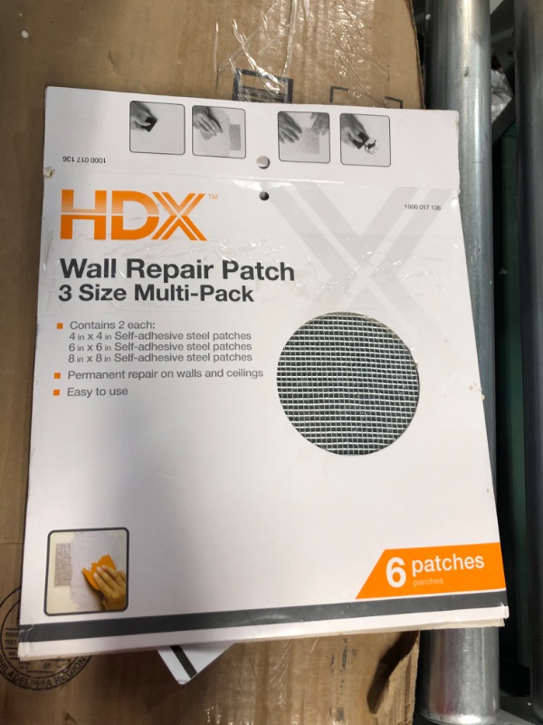 Photo 2 of (Lot of 2) HDX Wall Repair Patch - 3 Size Multi Pack - 12 Patches Total