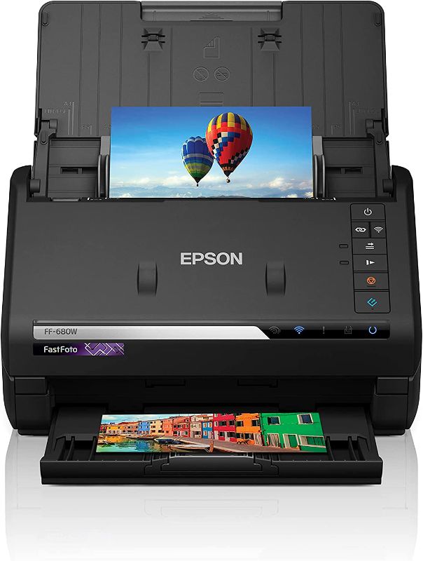 Photo 1 of Epson FastFoto FF-680W Wireless High-Speed Photo and Document Scanning System, Black