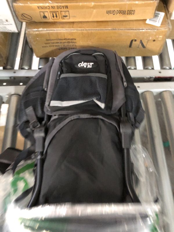 Photo 1 of **NEW**Luvdbaby Premium Baby Backpack Carrier for Hiking Black/Grey
