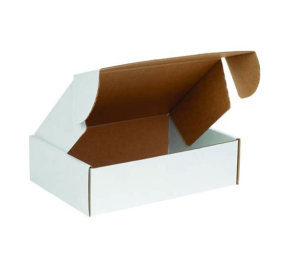 Photo 1 of 15x10X4 Inches Shipping Boxes Set of 8, White Corrugated Cardboard Box, Mailer Boxes