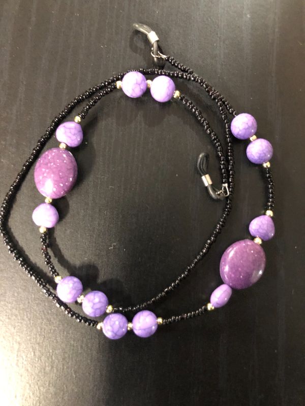 Photo 1 of Purple Beaded Glasses Chains for Women