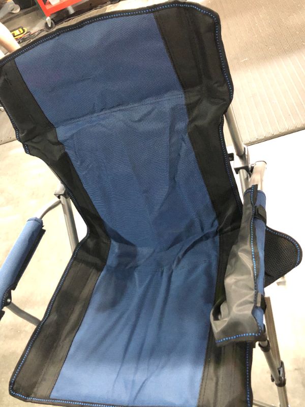 Photo 5 of **LIKE NEW** Folding Camping Chairs, Foldable Blue And Black