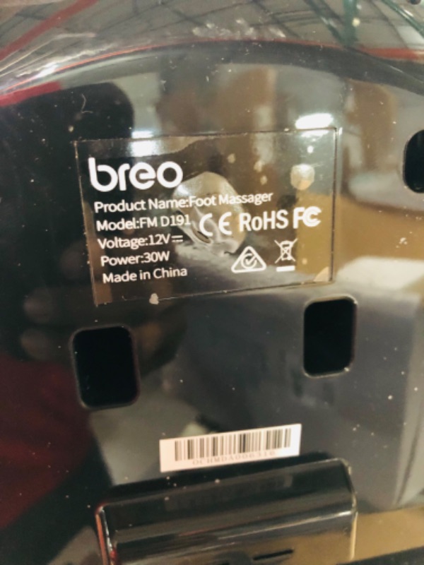 Photo 6 of *Breo Foot Massager Machine with Heat, Shiatsu Deep Tissue Kneading, Rolling Massage