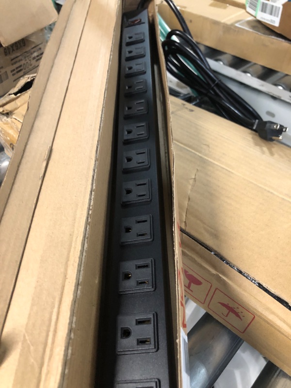 Photo 1 of  Power Strip, Mountable Power Outlet with 12 AC Outlets, 