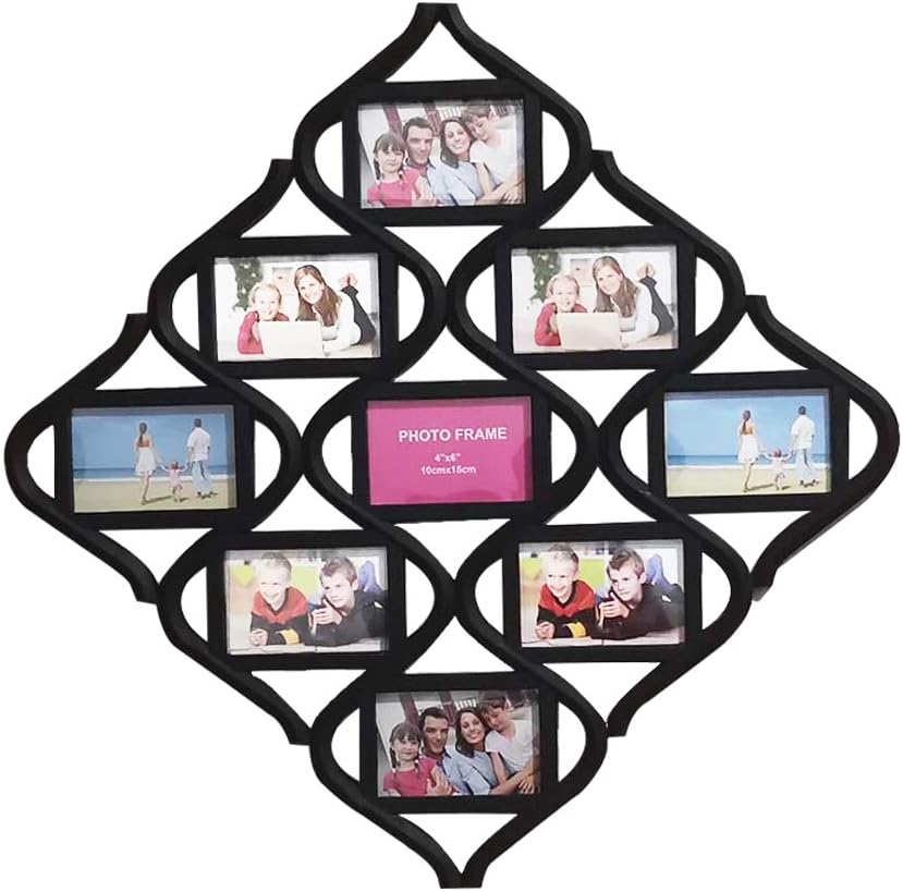 Photo 1 of *LIKE NEW*Mkun 4x6 Wall Photo Frame Collage - 9- Opening (Black)