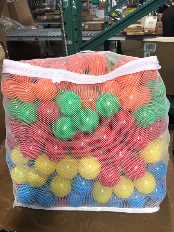 Photo 2 of Amazon Basics BPA Free Crush-Proof Plastic Ball Pit Balls-400 Balls