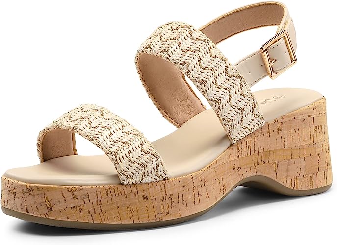 Photo 1 of DREAM PAIRS Women's Casual Summer Dressy Platform Sandals - Simulara to stock photo- sz 10